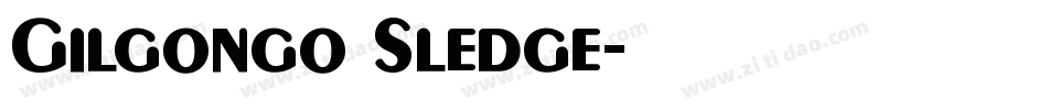 Gilgongo Sledge字体转换